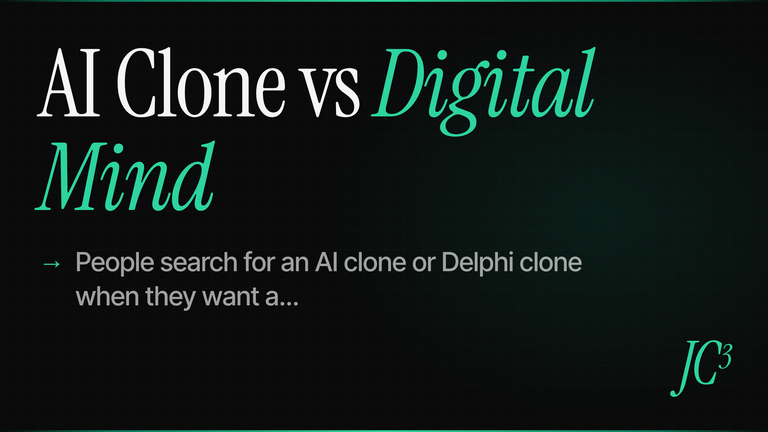 Cover image for AI Clone vs Digital Mind