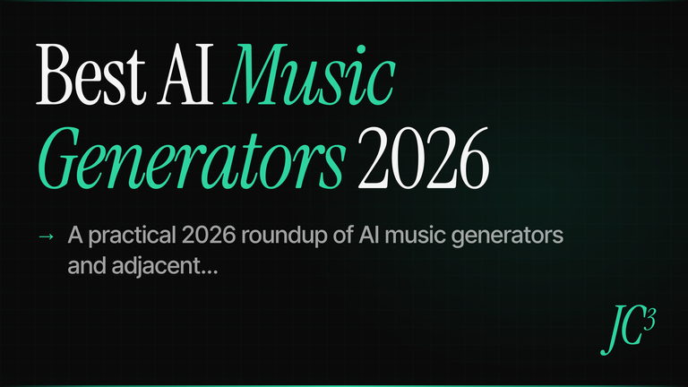 Cover image for Best AI Music Generators 2026