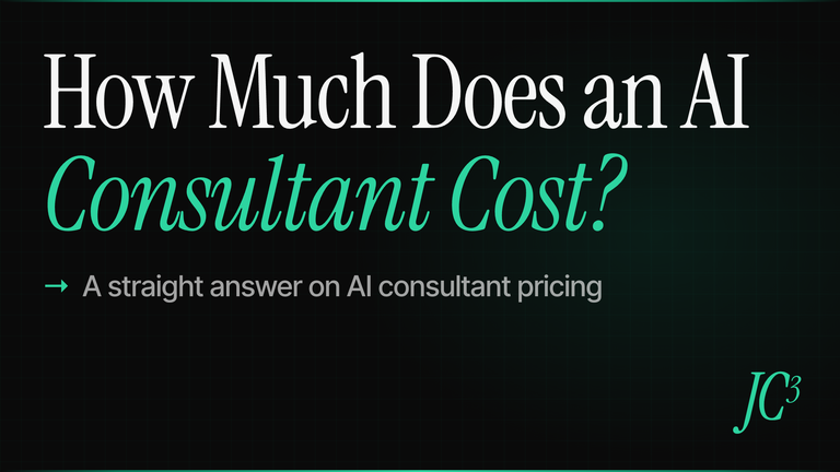 Cover image for How Much Does an AI Consultant Cost?