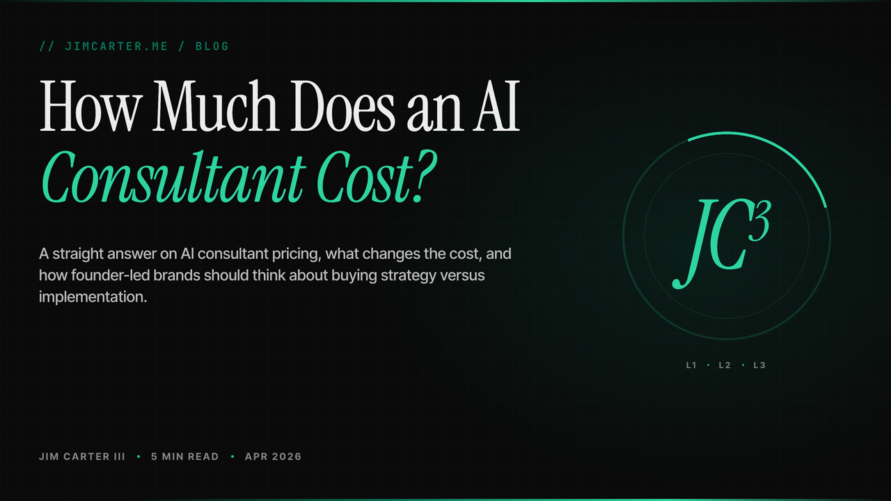 Cover image for How Much Does an AI Consultant Cost?