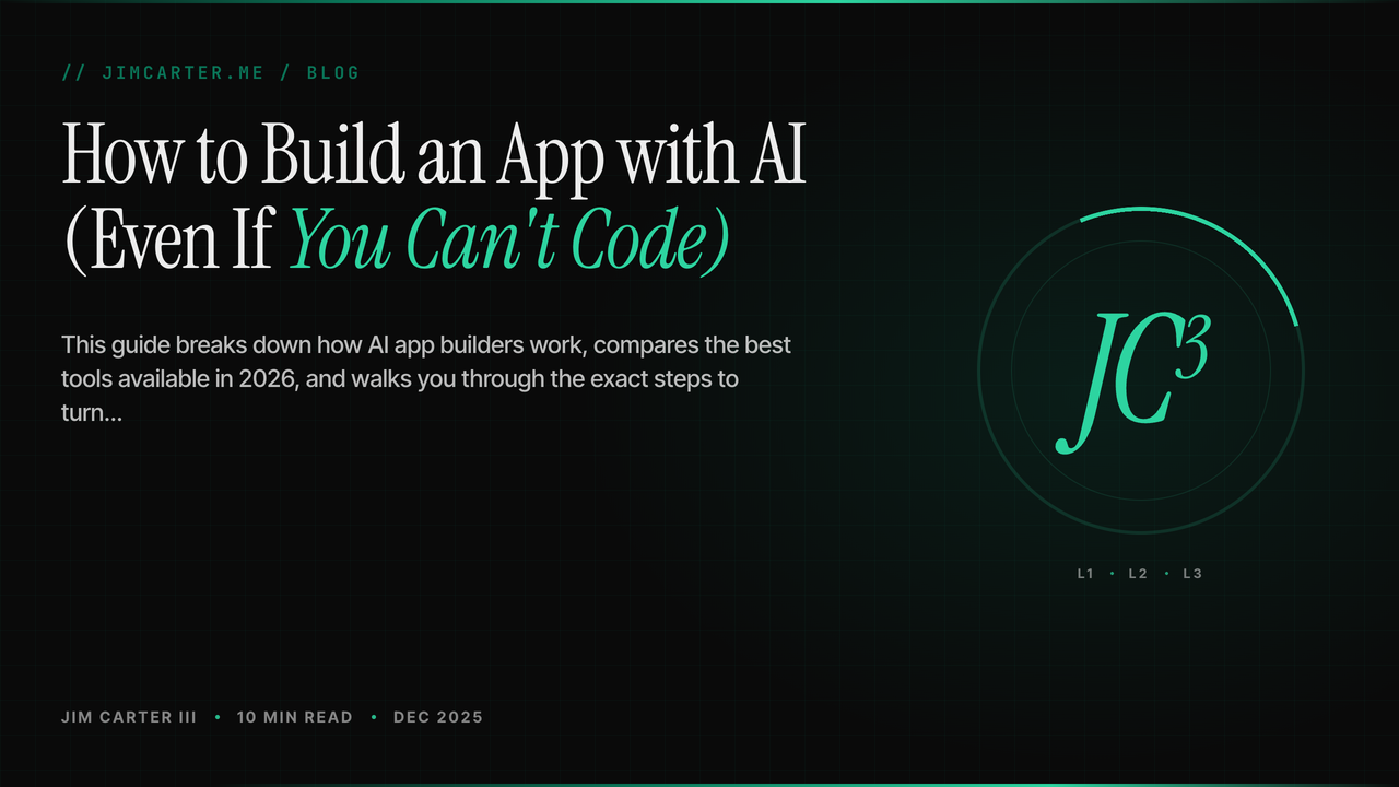 Cover image for How to Build an App with AI (Even If You Can't Code)