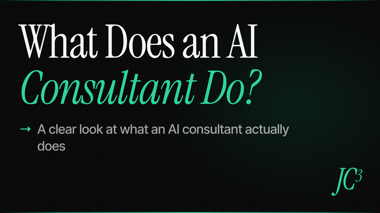 Cover image for What Does an AI Consultant Do?