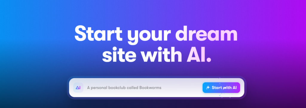 ai now builds full websites
