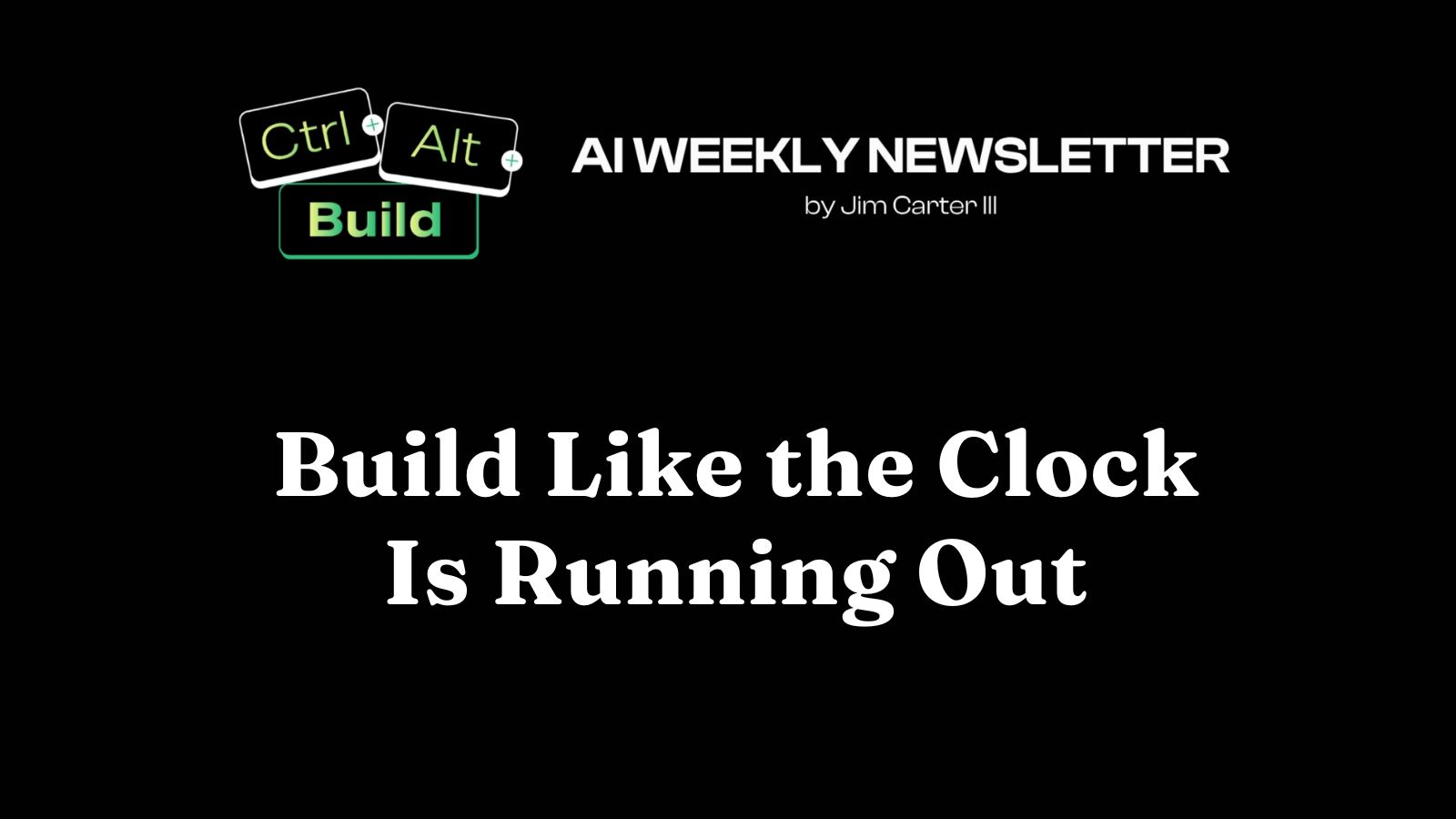 build like clock running out