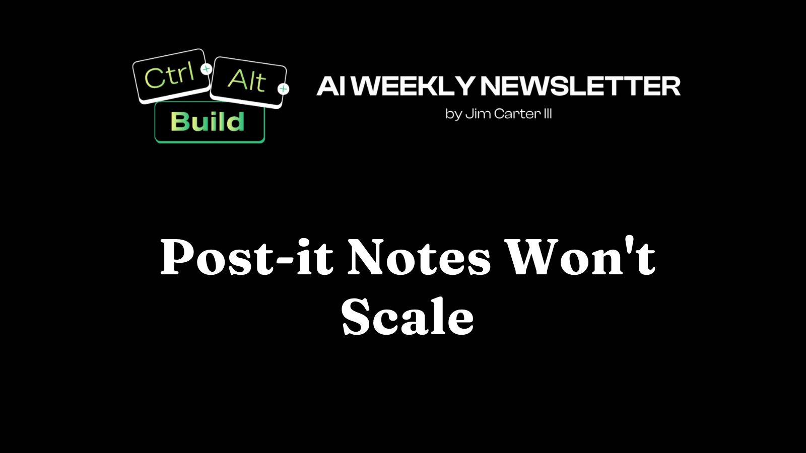 post it notes wont scale