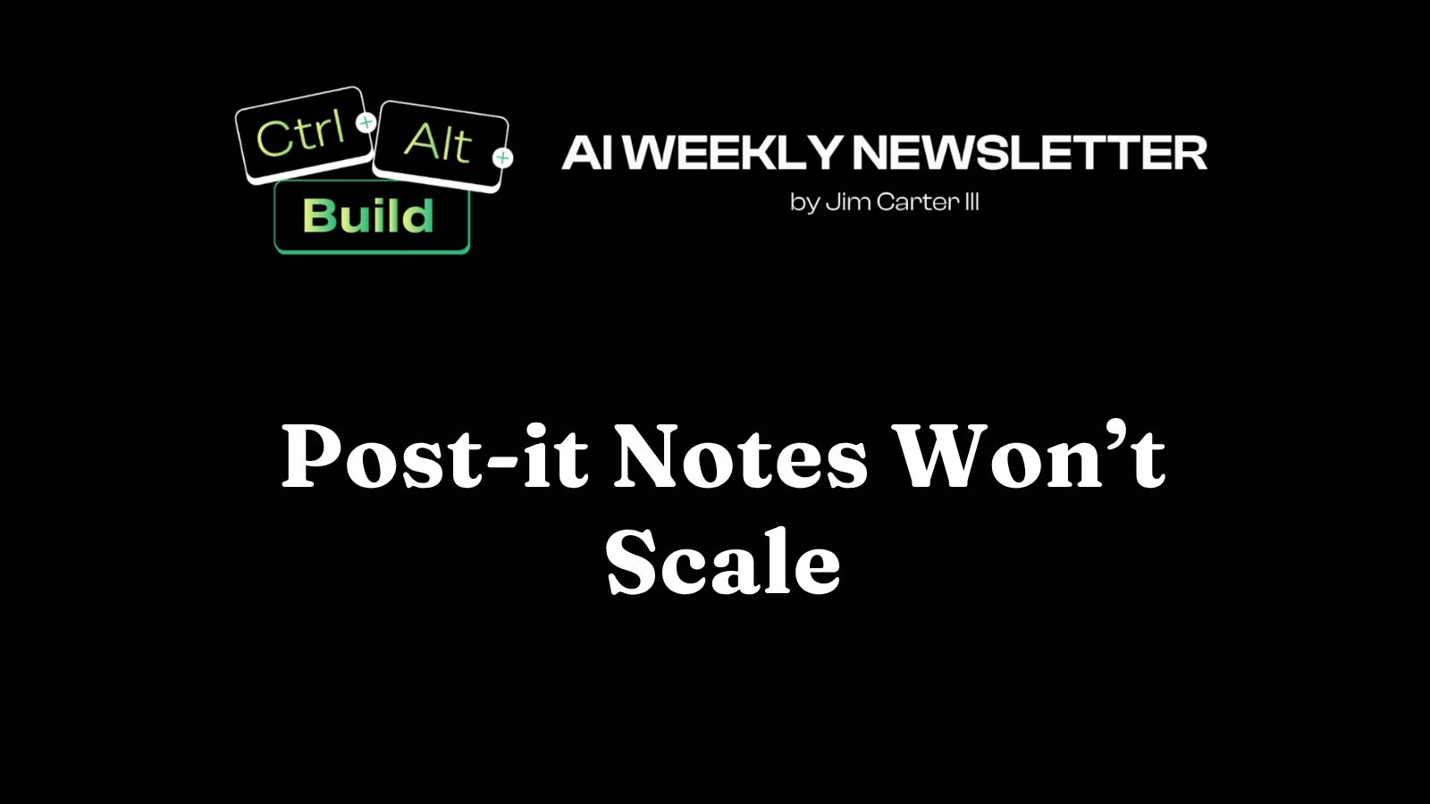 post it notes wont scale