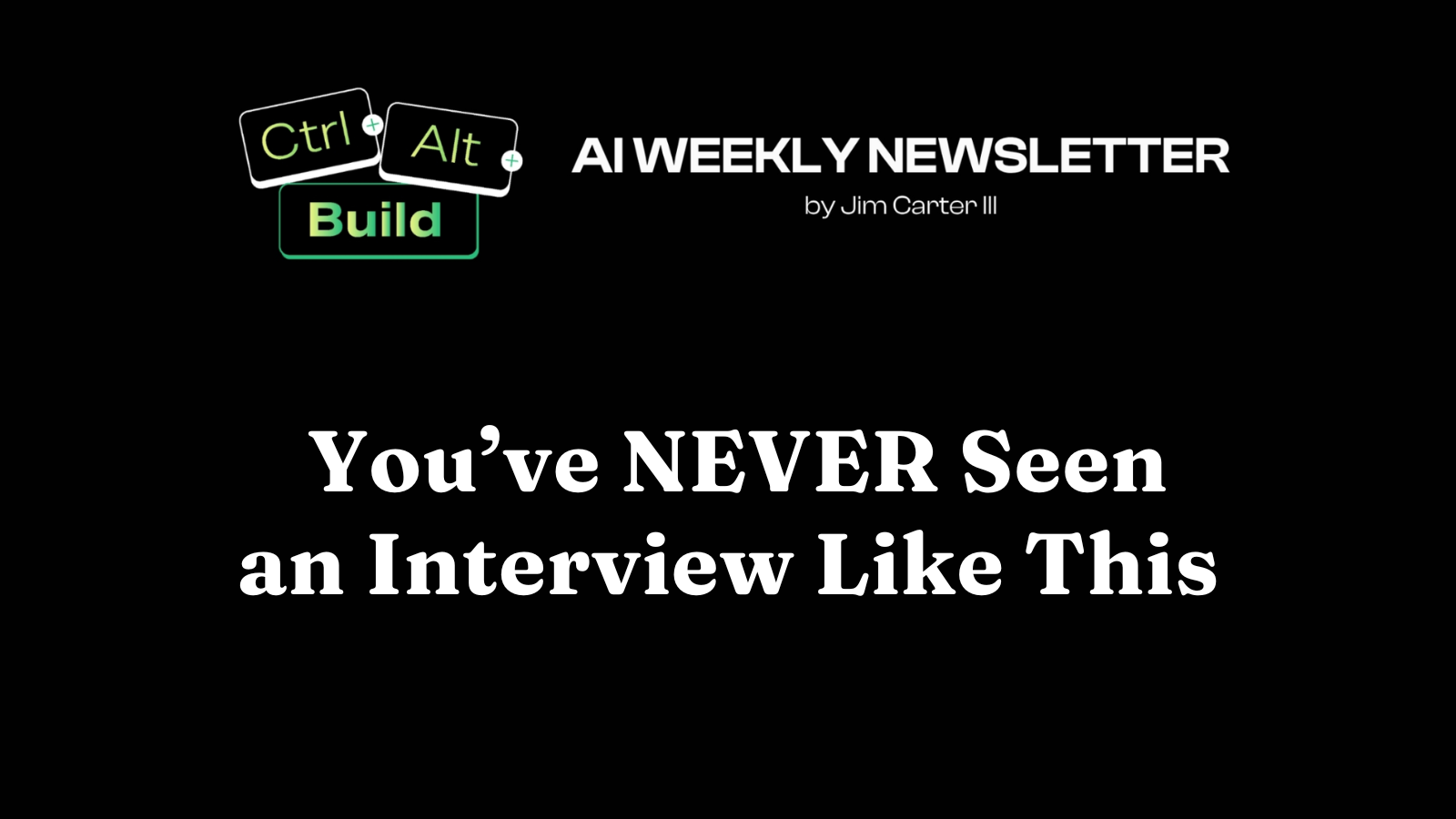 You’ve NEVER Seen an Interview Like This