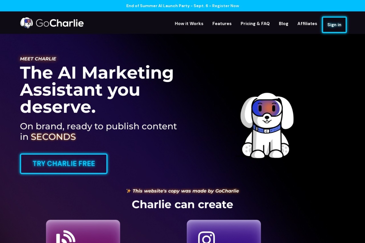 GoCharlie