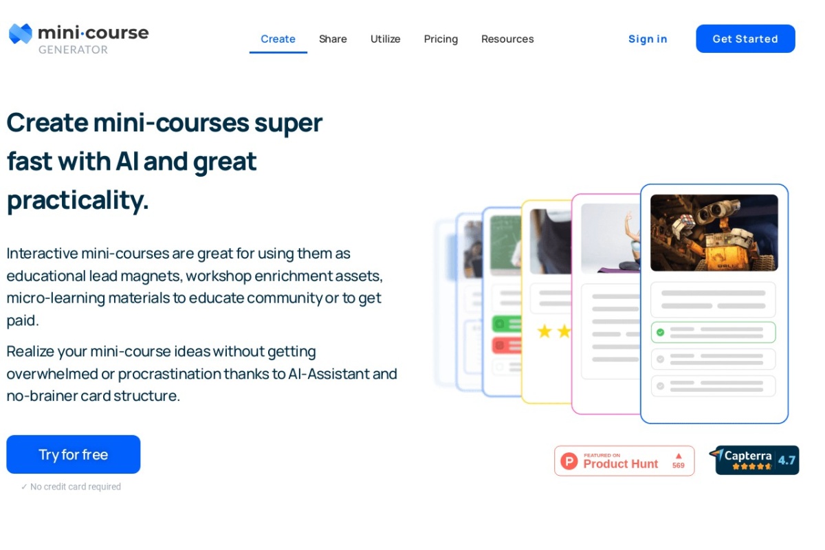 Mini Course Generator