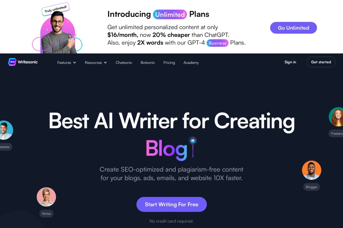 Writesonic