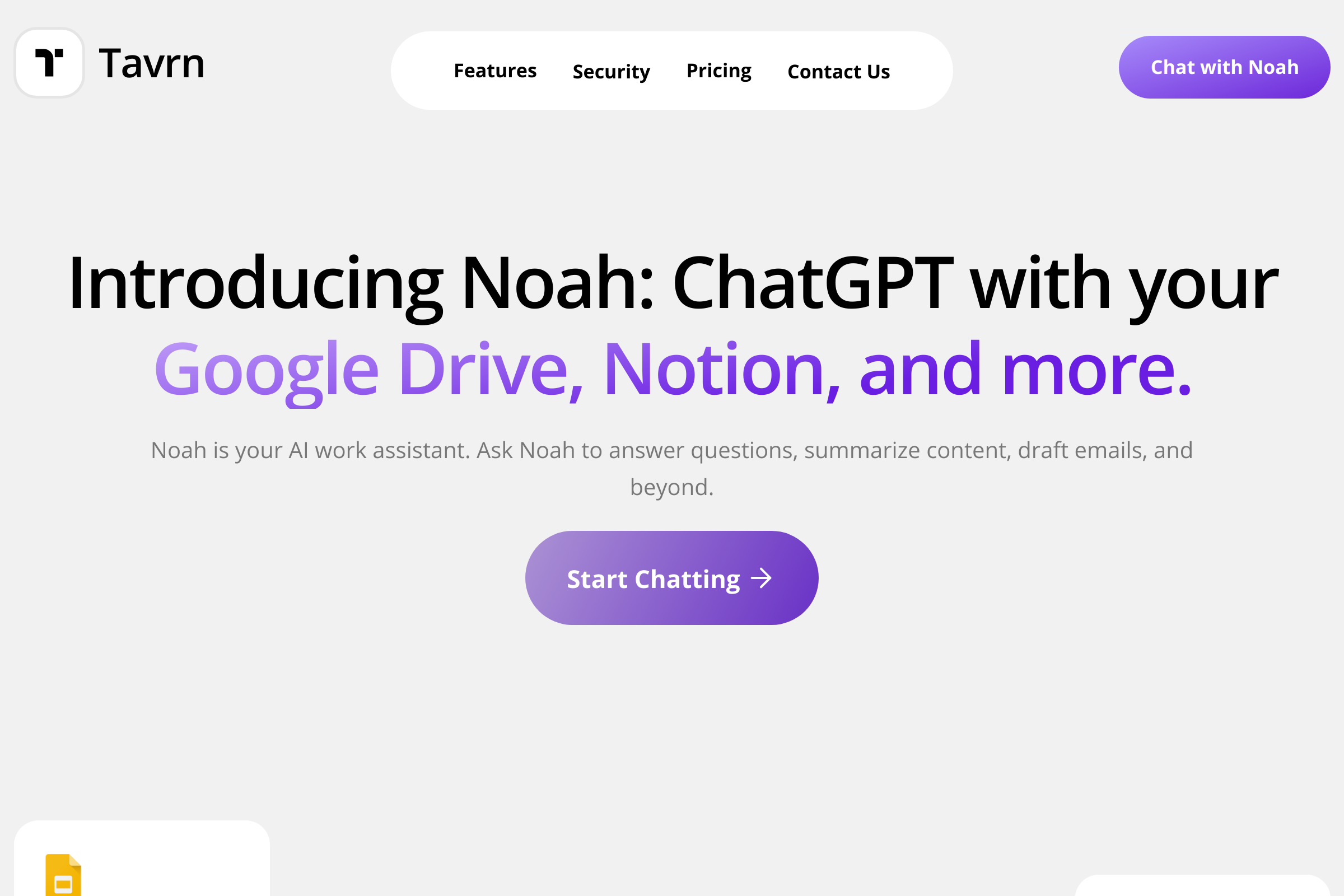 Noah | Your AI Work Assistant