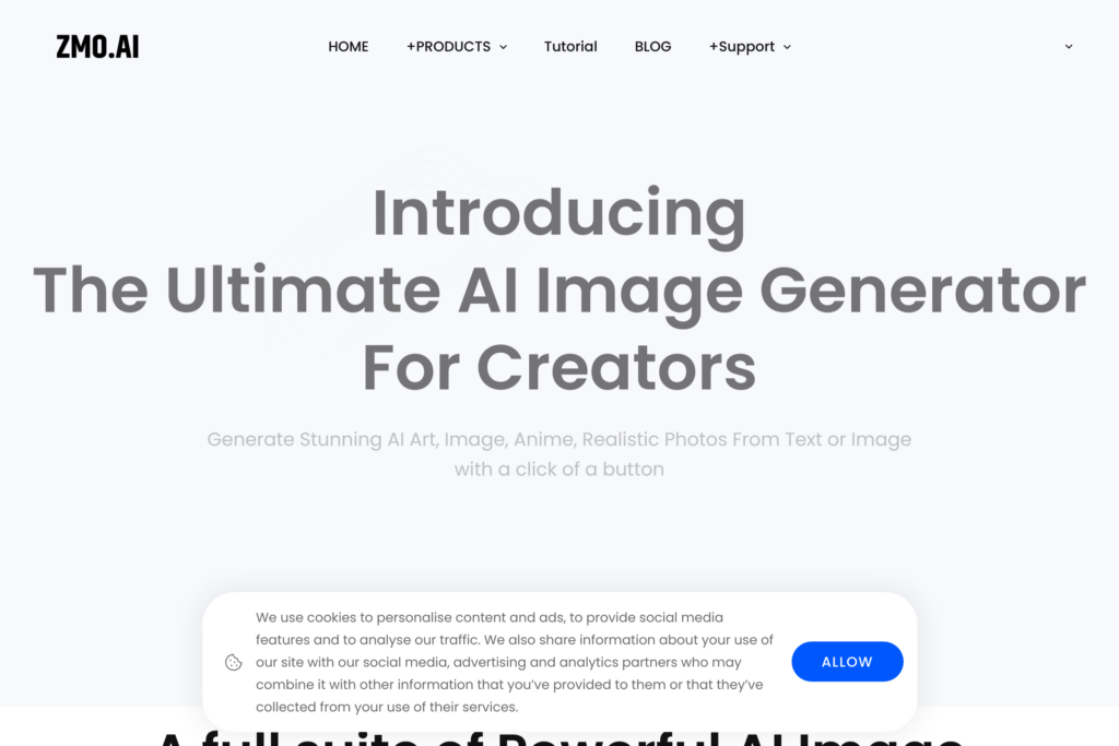 AI-powered suite for generating and editing images.