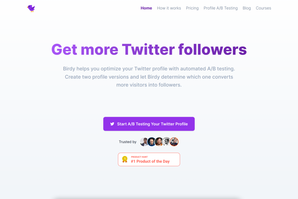Optimize Twitter profiles with A/B tests using Birdy