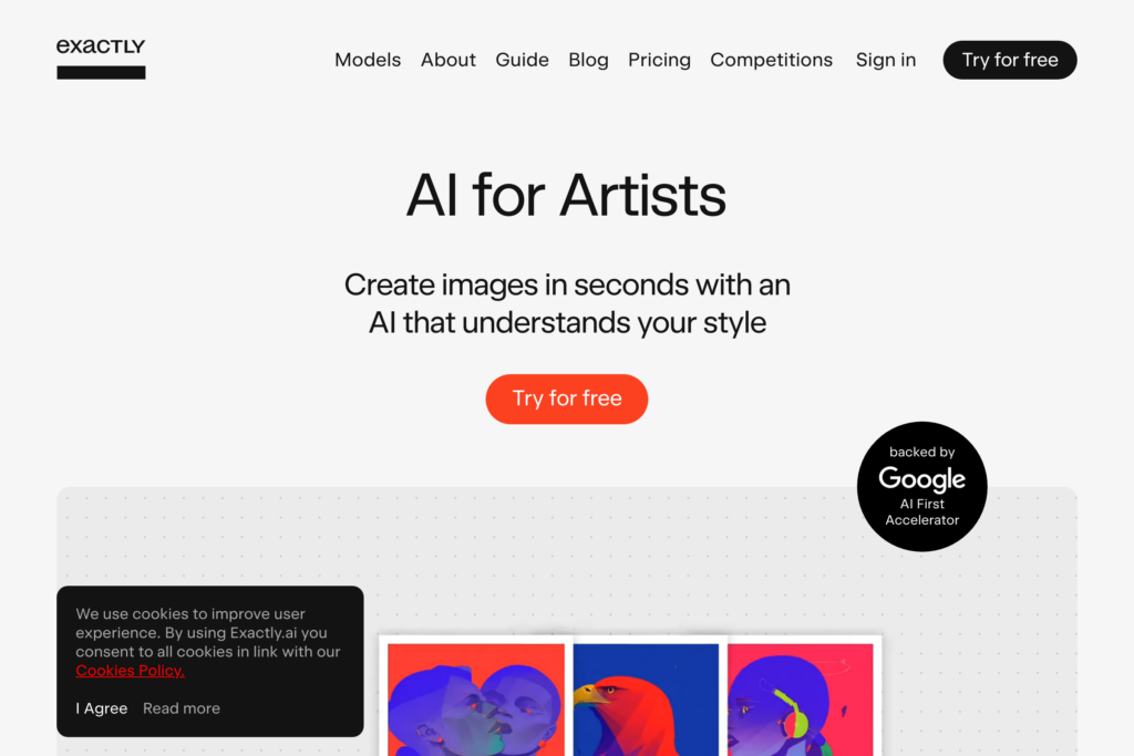 AI-powered image generation for artists.