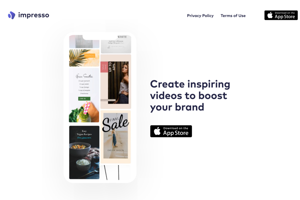 Create and share high-quality promo videos.