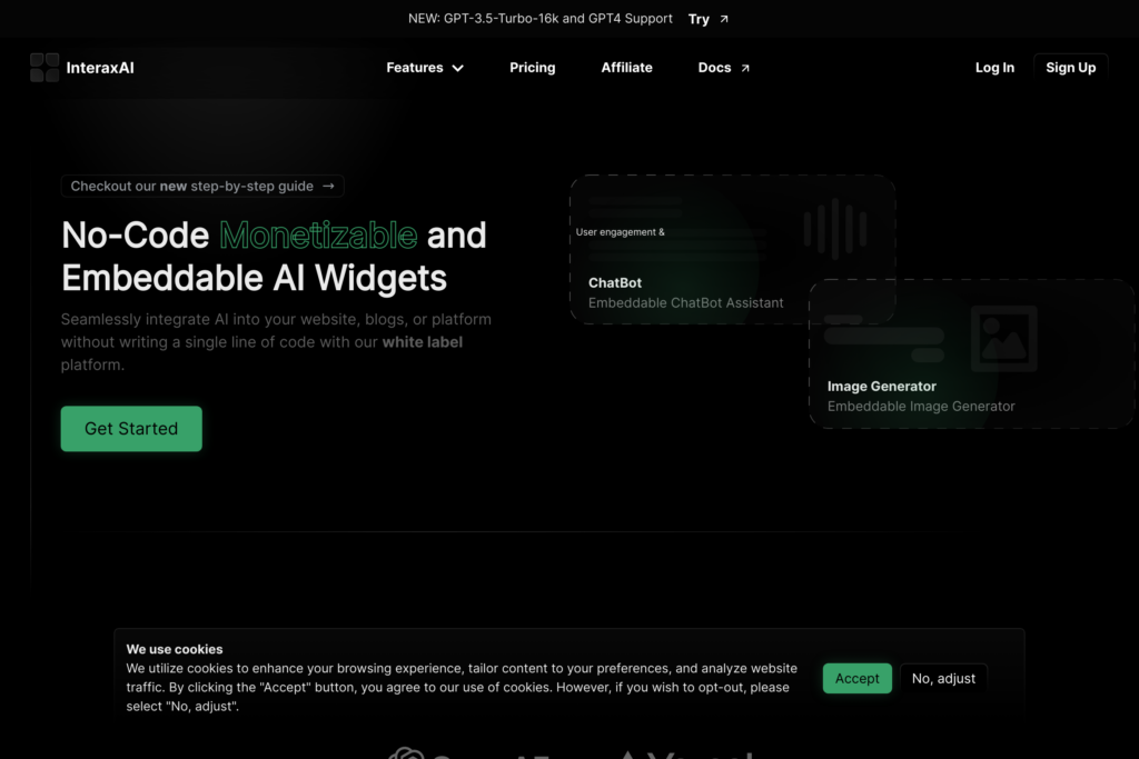 Embeddable, customizable AI widgets for websites.