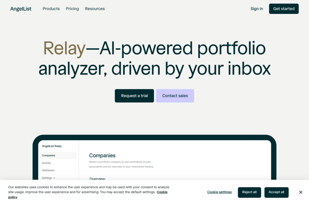 AI-powered tool for portfolio analysis and document management