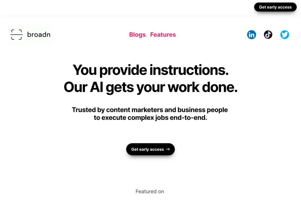 AI-powered tool for marketing, research, and analysis.