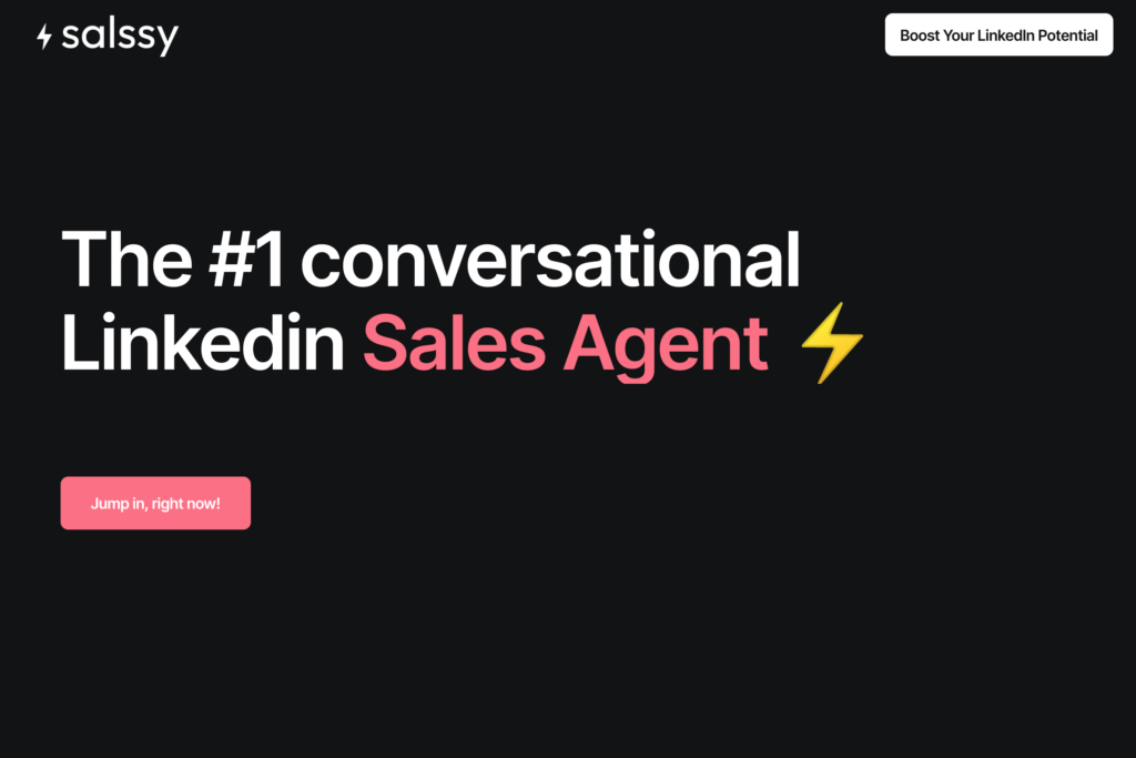 AI-driven LinkedIn sales messaging tool.