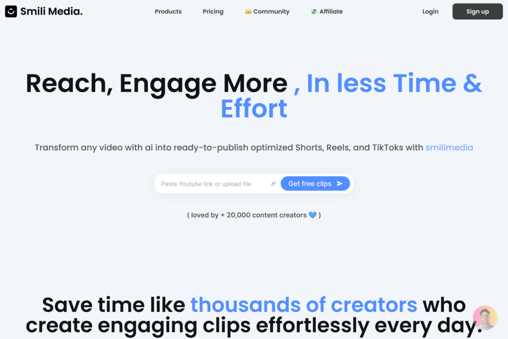 AI video clipping tool for social media