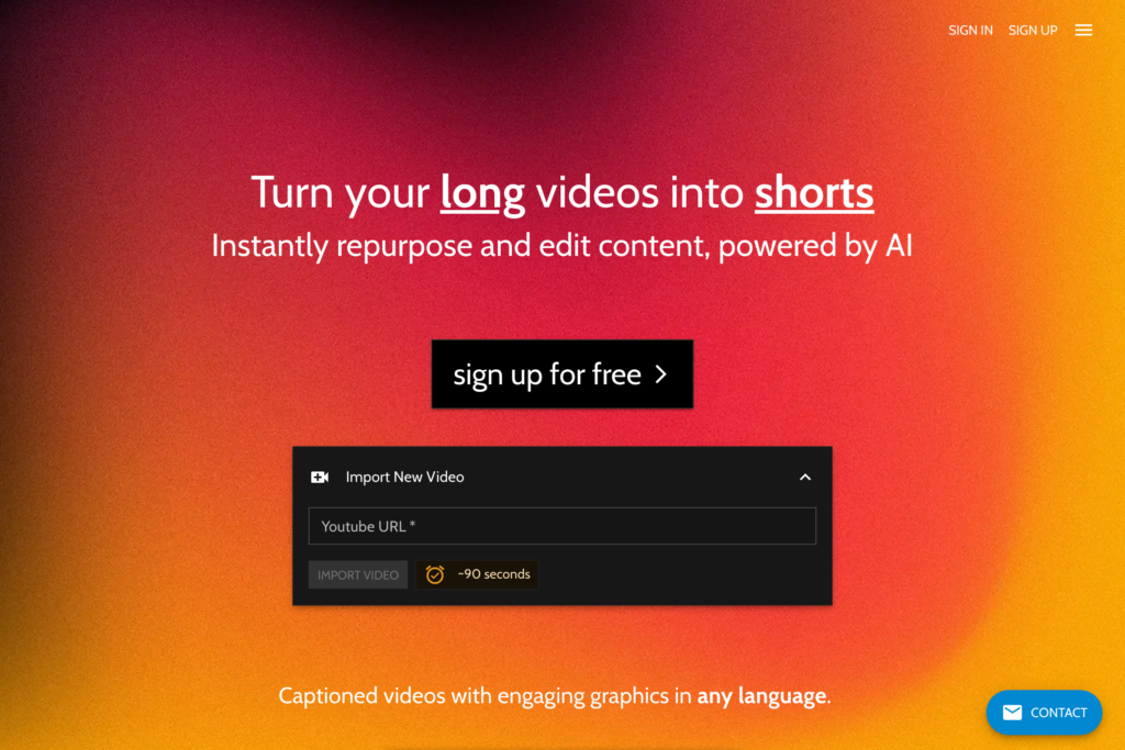 AI-powered app to turn long videos into shorts