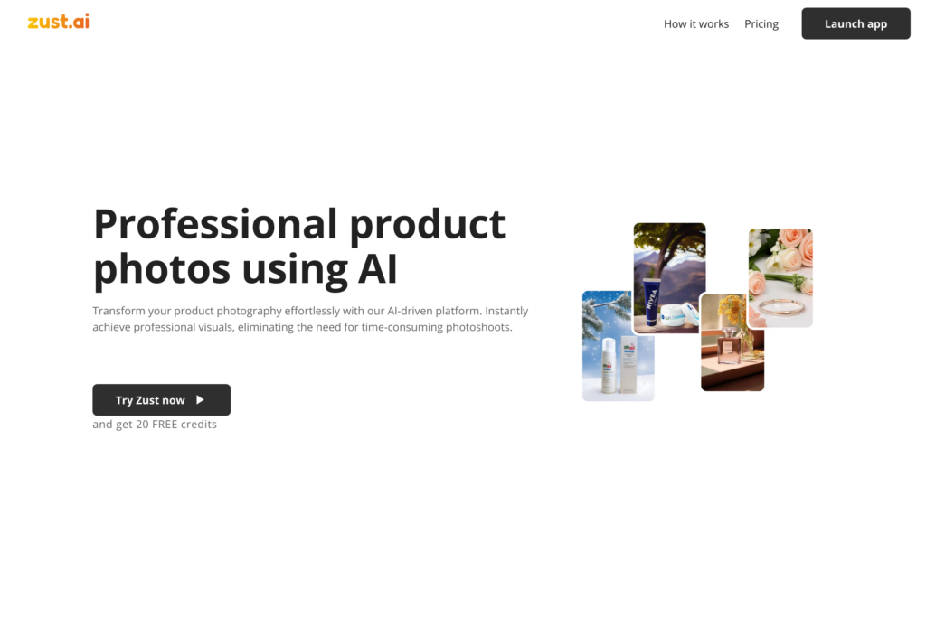AI-driven platform for professional product photos.