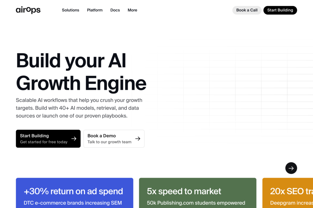 AI-driven growth engine for e-commerce and SEO