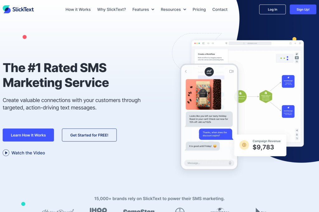 AI-powered SMS marketing platform.