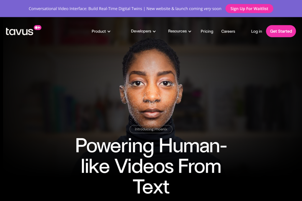 AI-powered human-like video creation platform.