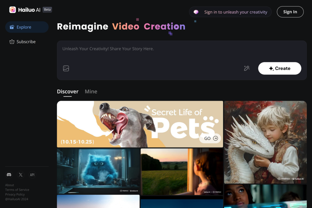 AI-powered video creation platform.